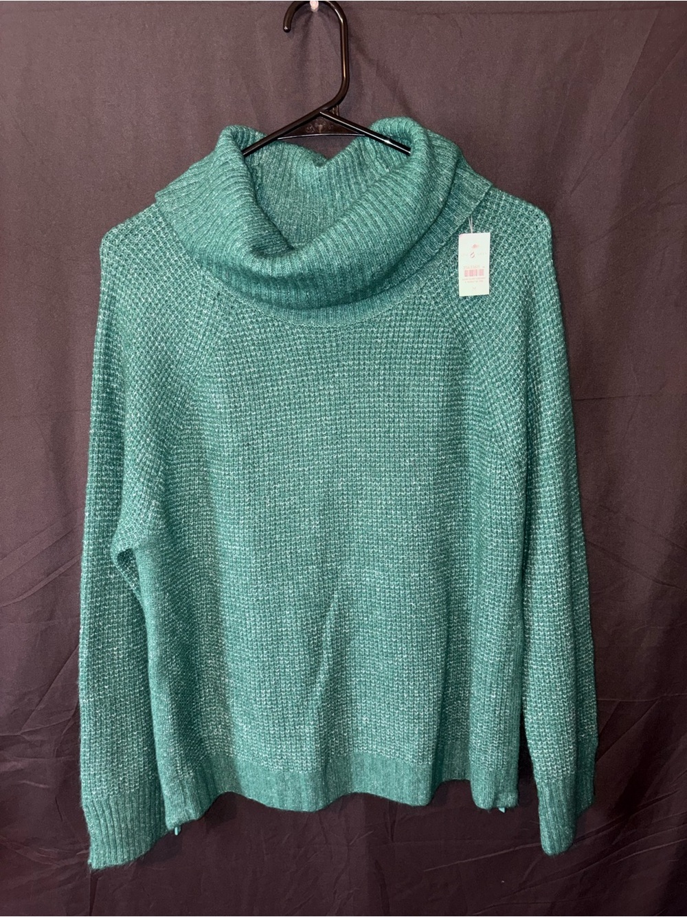 Lou & Grey Side Zip Cowl Neck Sweater